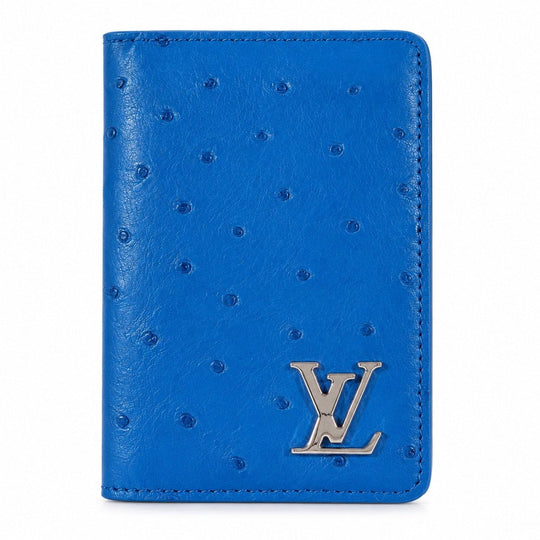 Louis Vuitton Ostrich Pocket Organizer Bleu - Handbags - Jawns on Fire Sneakers & Shoes