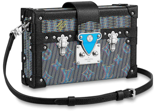 Louis Vuitton Petite Malle Damier Monogram LV Pop Blue - Handbags - Jawns on Fire Sneakers & Shoes