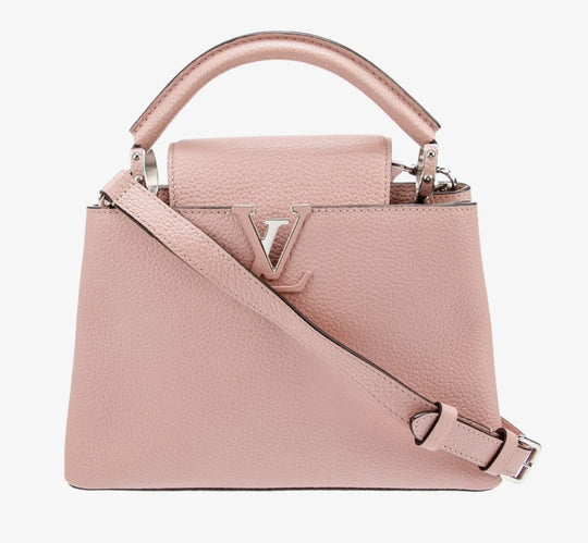 Louis Vuitton Pink Capucines Bag Leather MM Satchel - AH0177 - Handbags - Jawns on Fire Sneakers & Shoes