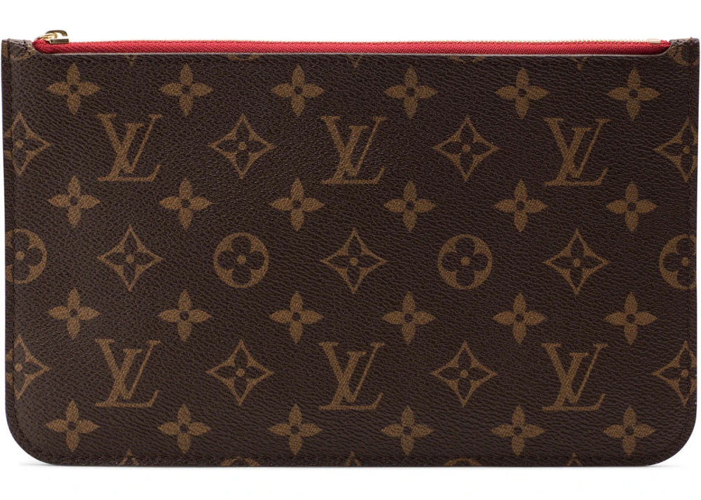 Louis Vuitton Pochette Monogram MM/GM Cerise (Orange) Lining - Handbags - Jawns on Fire Sneakers & Shoes