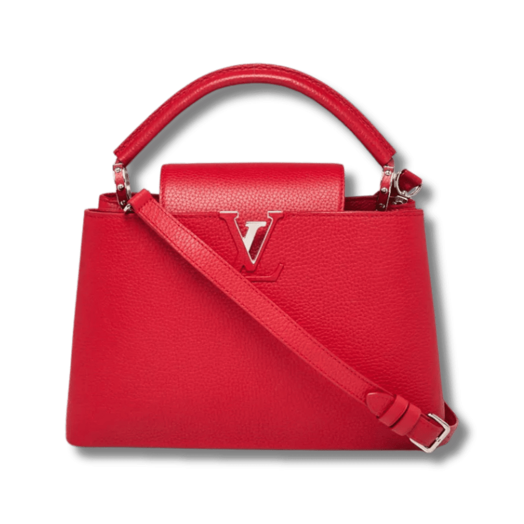 Louis Vuitton Rubis Taurillon Leather Capucines MM Bag - Handbags - Jawns on Fire Sneakers & Shoes