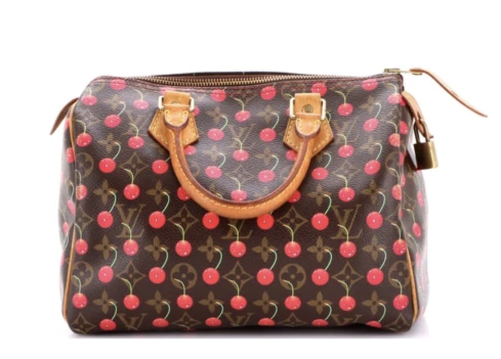 Louis Vuitton Speedy Handbag Limited Edition Monogram Cerises 25 - Handbags - Jawns on Fire Sneakers & Shoes