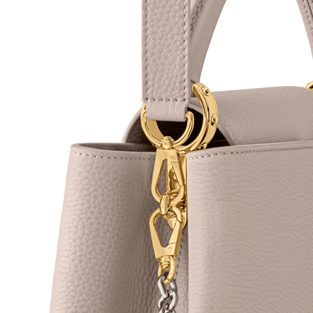 Louis Vuitton Taurillon Leather Capucines MM Bag Latte M12935 - Handbags - Jawns on Fire Sneakers & Shoes
