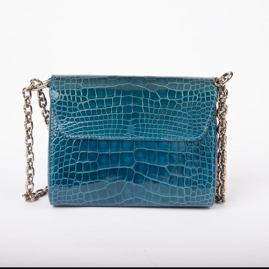 Louis Vuitton Twist Exotic Leather Teal Blue N92481 - Handbags - Jawns on Fire Sneakers &amp; Shoes