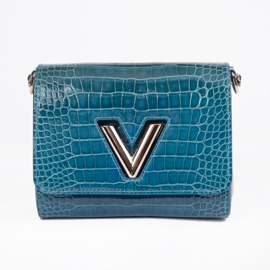 Louis Vuitton Twist Exotic Leather Teal Blue N92481 - Handbags - Jawns on Fire Sneakers &amp; Shoes