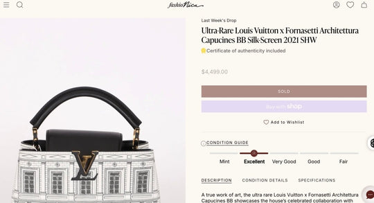 Louis Vuitton x Fornasetti Architettura Capucines BB - Handbags - Jawns on Fire Sneakers & Shoes