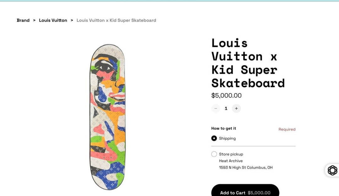 Louis Vuitton x Kid Super Multicolor Monogram Portrait Skateboard - Handbags - Jawns on Fire Sneakers &amp; Shoes