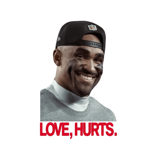 Love Hurts - Birds Original Jawns Gear - T-Shirt - Jawns on Fire Sneakers & Shoes