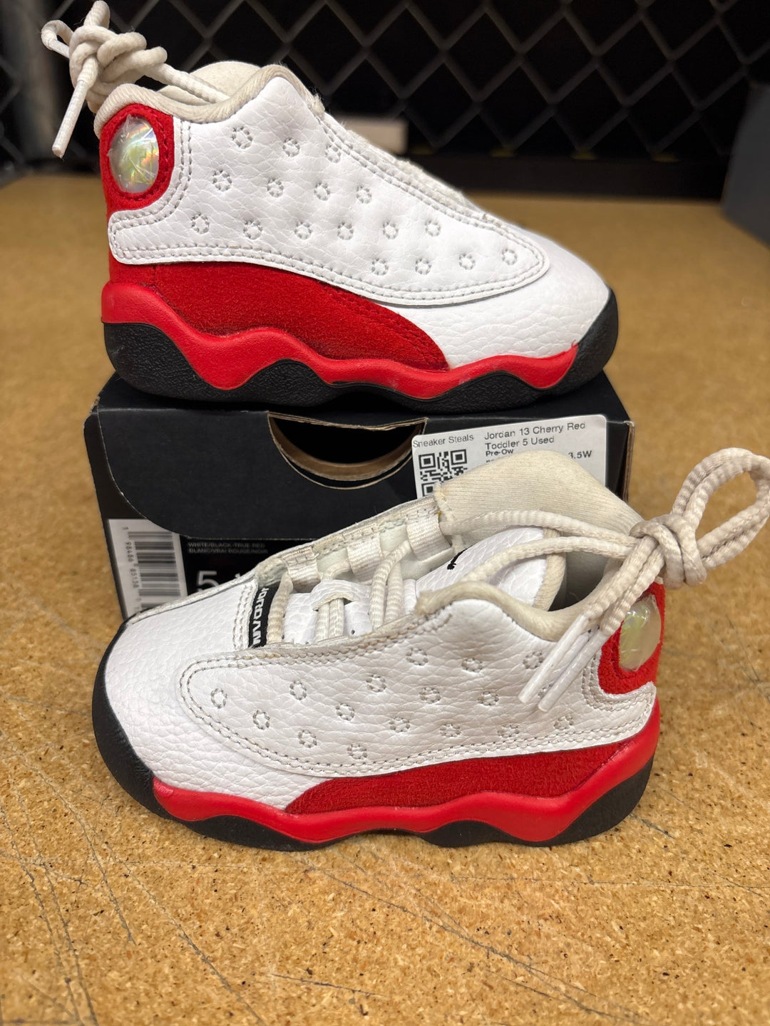 Jordan 13 Cherry Red Toddler 5 Used
