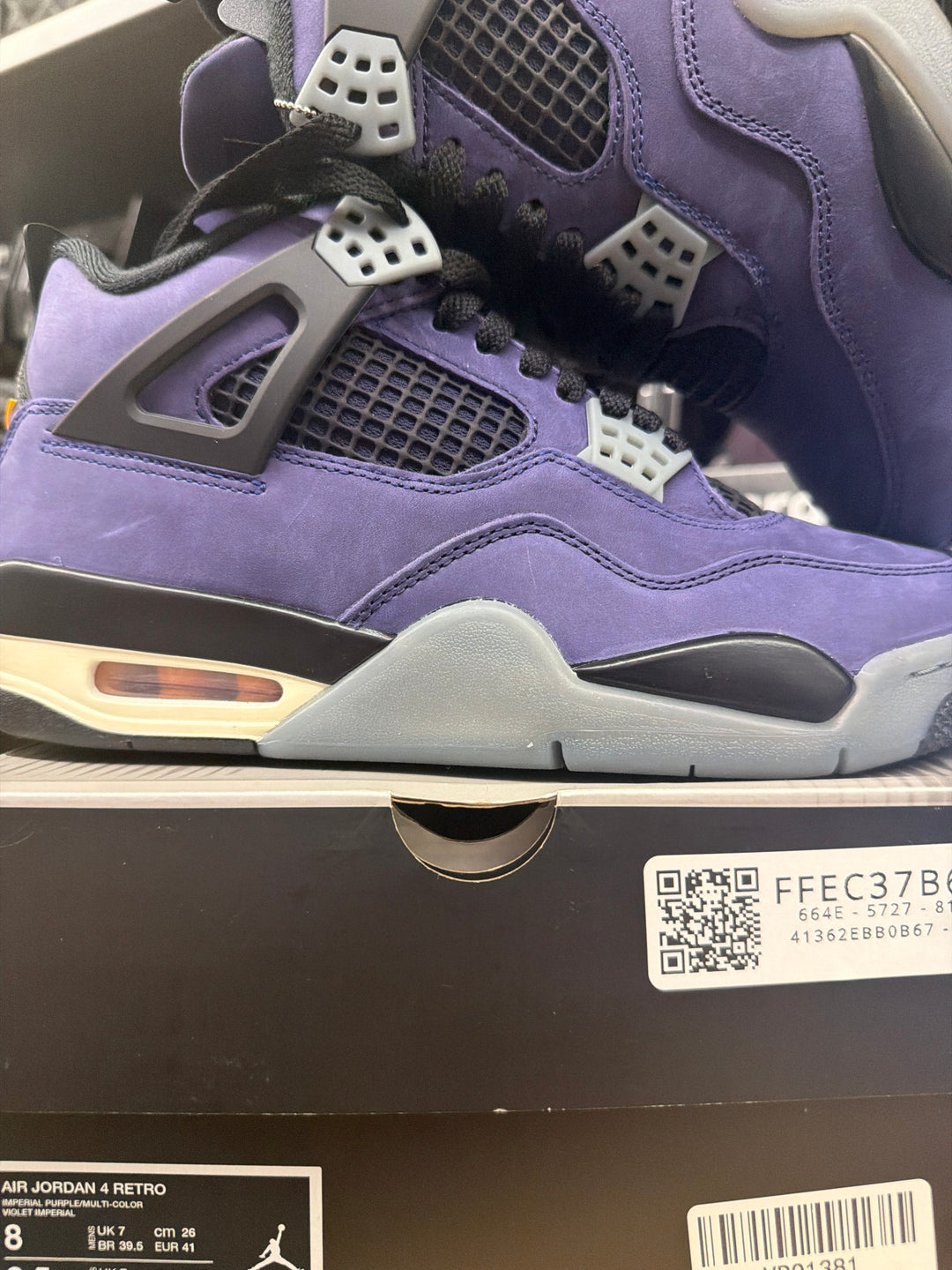 Jordan 4 Laker Men 8 Used