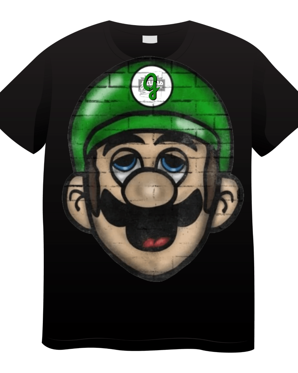 Luigi Jawn - Original Jawns - Black T-Shirt - T-Shirt - Jawns on Fire Sneakers & Shoes