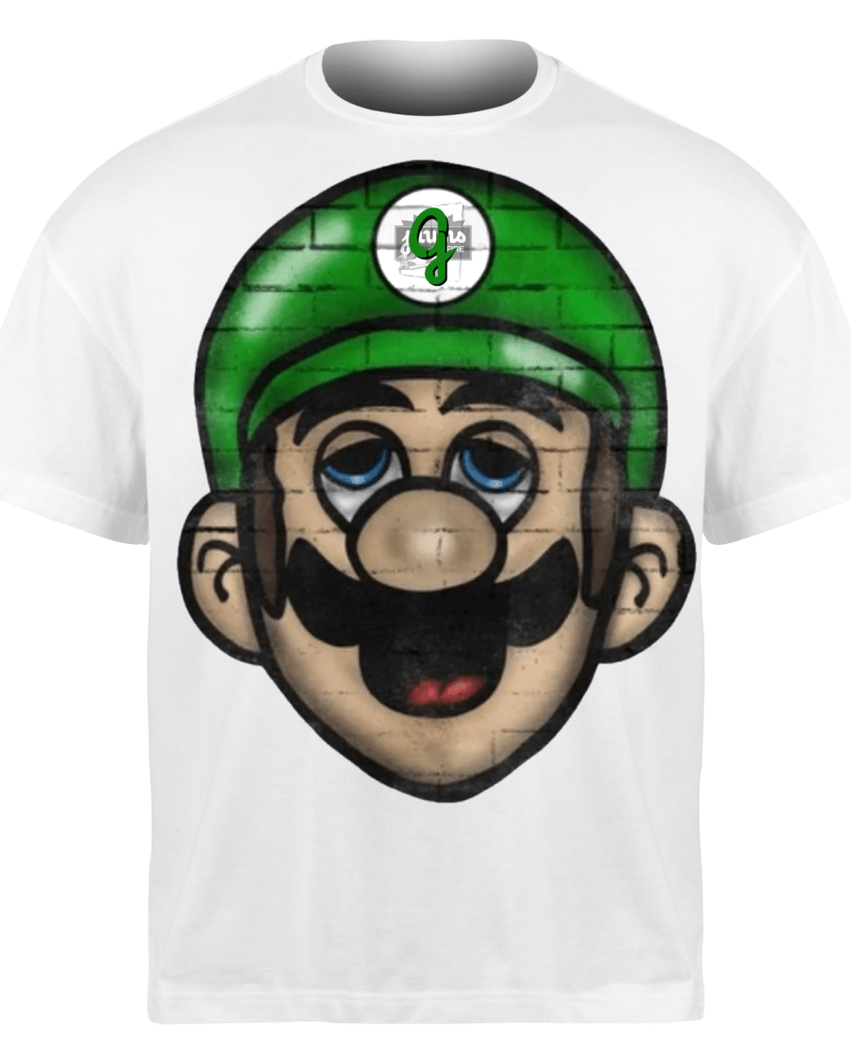 Luigi Jawn - Original Jawns - White T-Shirt - T-Shirt - Jawns on Fire Sneakers & Shoes