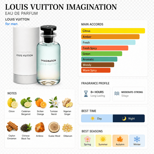 LV Cologne IMAGINATION .06 oz - Tester - Cologne - Jawns on Fire Sneakers &amp; Shoes