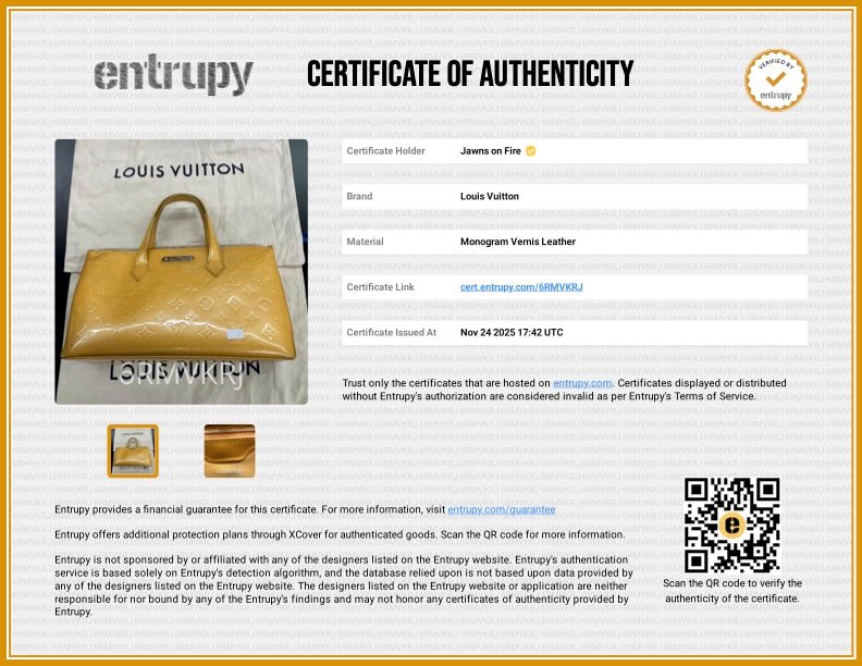 LV Louis Vuitton Wilshire PM in Yellow Vernis Leather - Handbags - Jawns on Fire Sneakers & Shoes