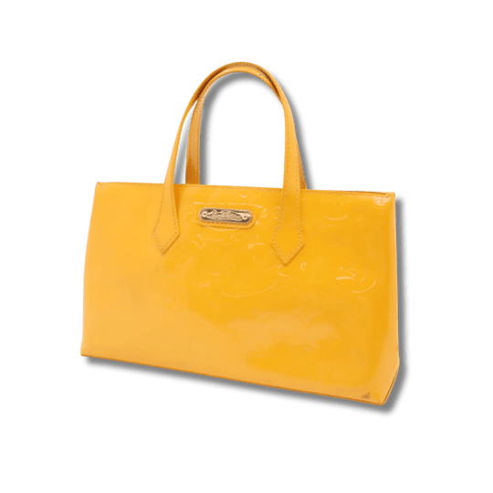 LV Louis Vuitton Wilshire PM in Yellow Vernis Leather - Handbags - Jawns on Fire Sneakers & Shoes