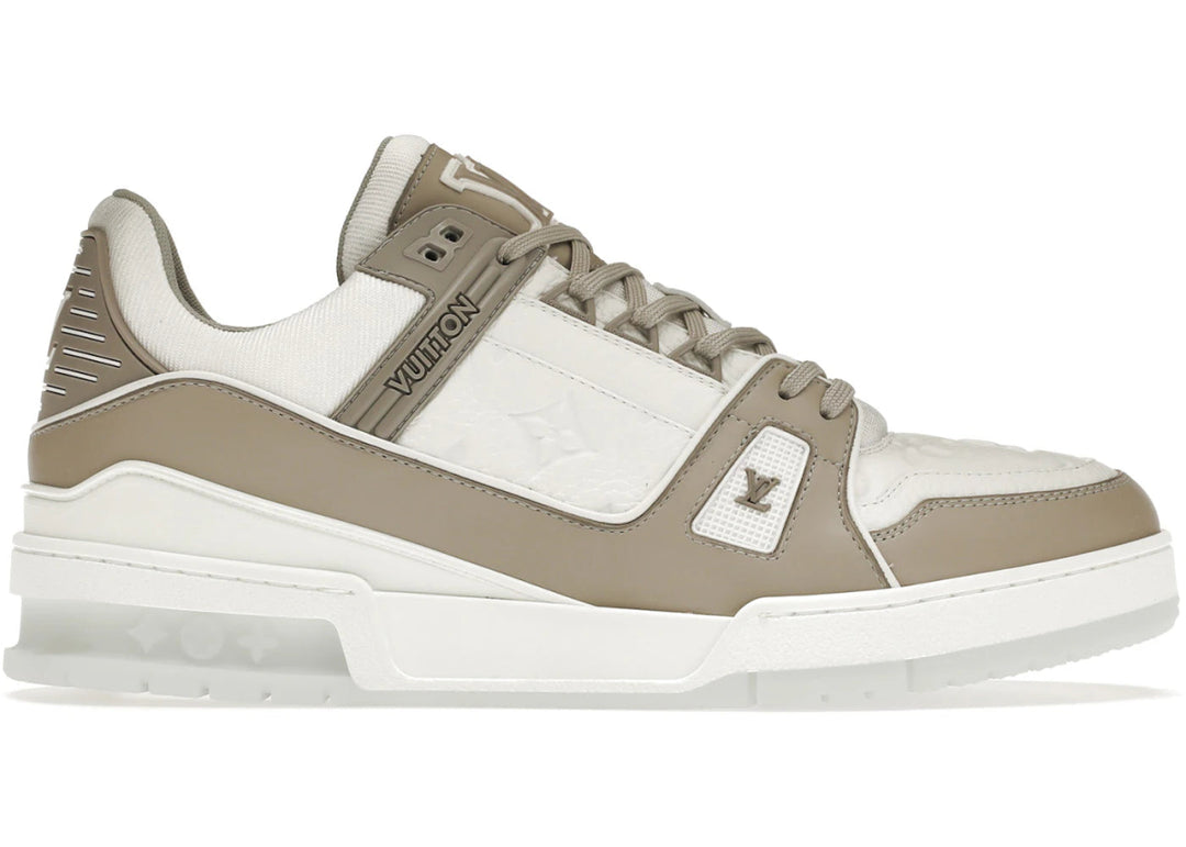 LV Trainer Grey White - Sneakers - Jawns on Fire Sneakers & Shoes