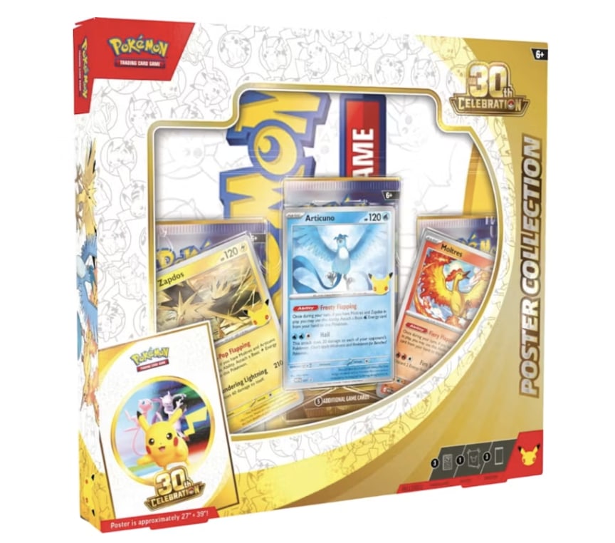 2026 Pokémon Mega Evolution 30th Celebration Poster Collection