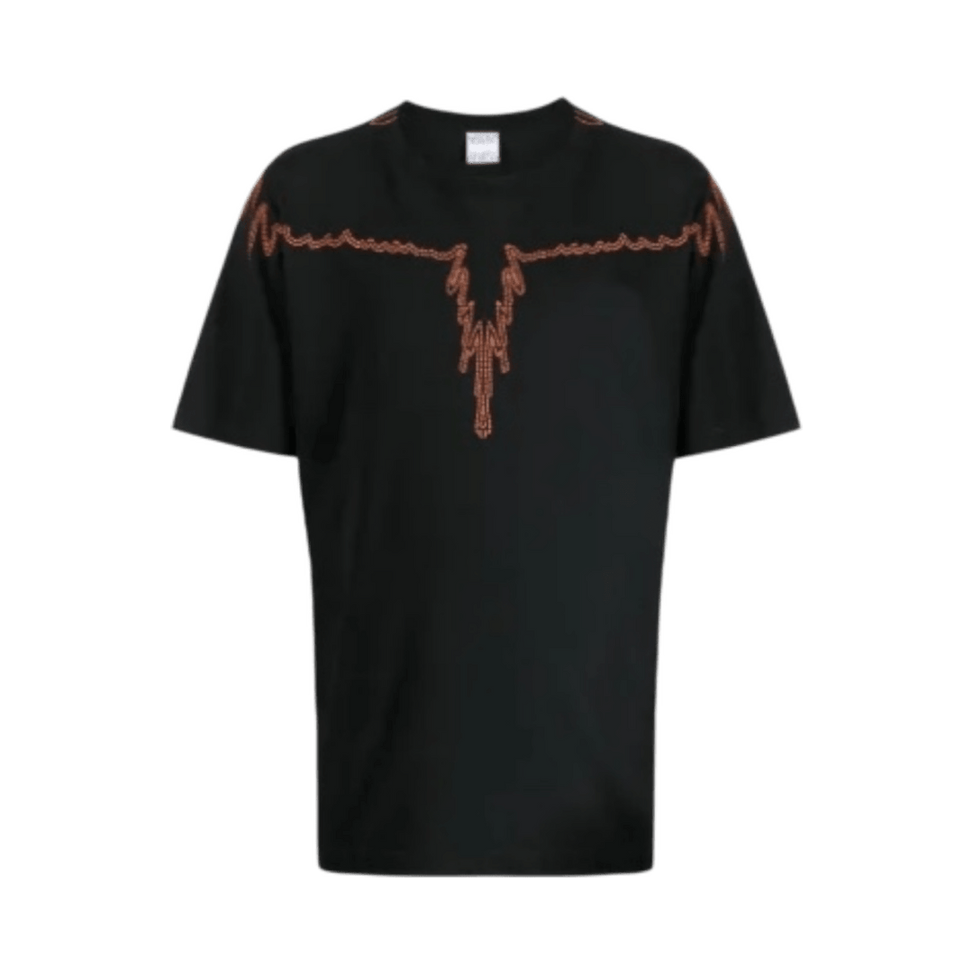Marcelo Burlon Wing T-Shirt Black Orange - Clothing - Mens - Jawns on Fire Sneakers & Shoes