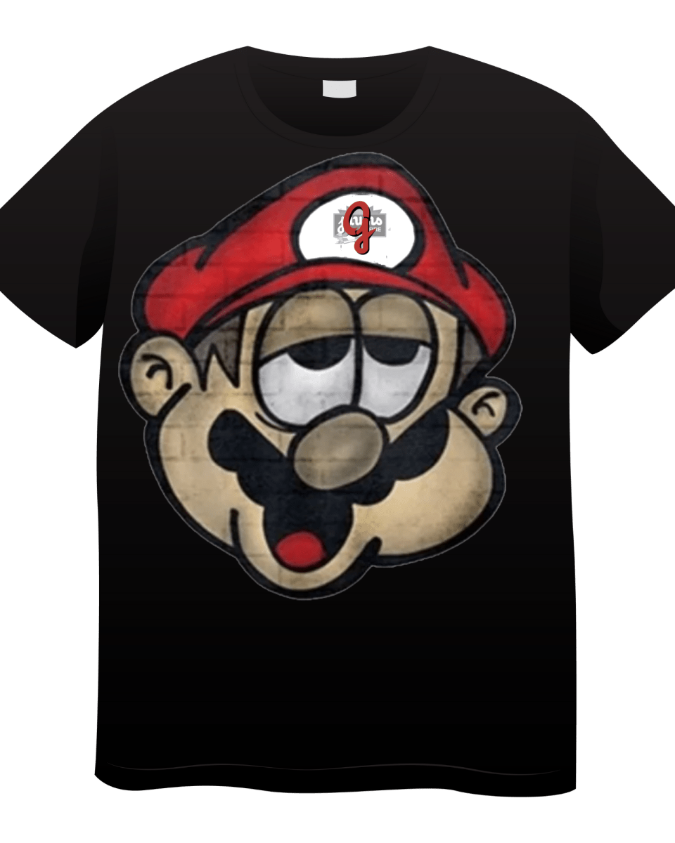 Original Jawns Mario Jawn - Original Jawns - Black T-Shirt T-Shirt ...