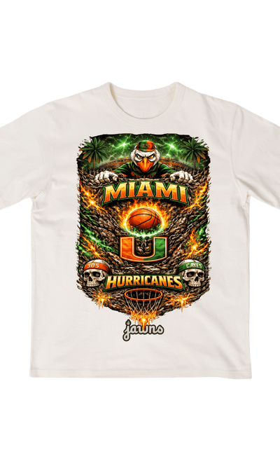 Miami Hurricanes Godspeed Streetwear Basketball Shirt