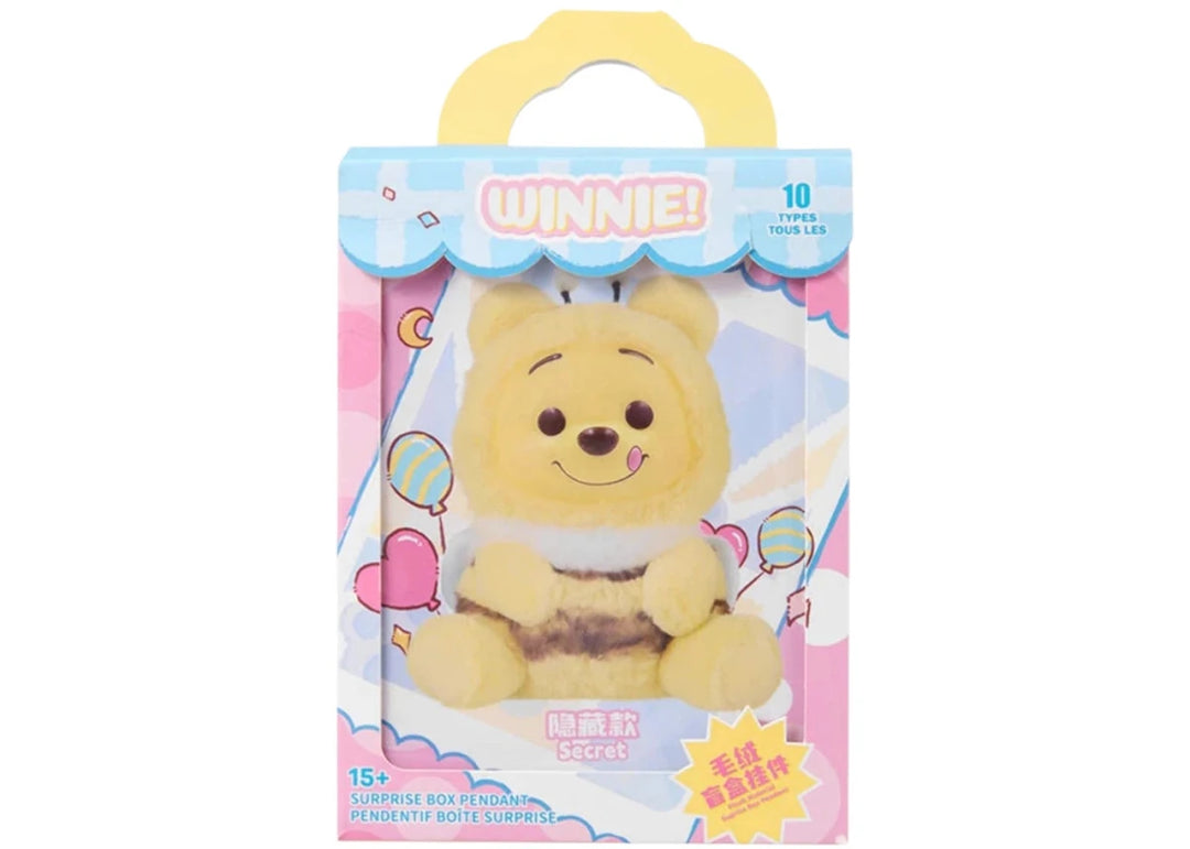Miniso Disney Winnie the Pooh Naughty Party Series Vinyl Plush Pendant Single Blind Box - Collectibles - Jawns on Fire Sneakers & Shoes