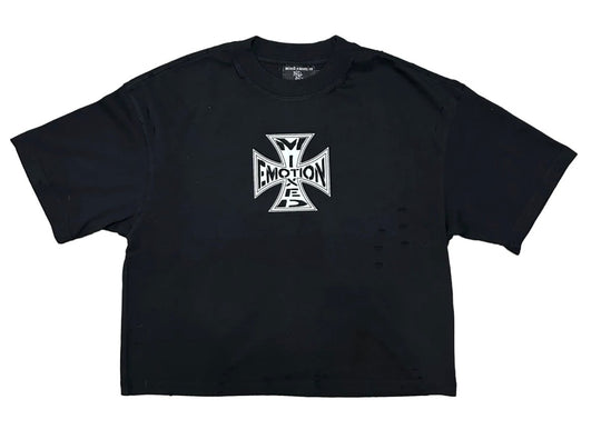 Mixed Emotions Black ‘Classic’ Tee Boxy Fit - Clothing - Mens - Jawns on Fire Sneakers &amp; Shoes