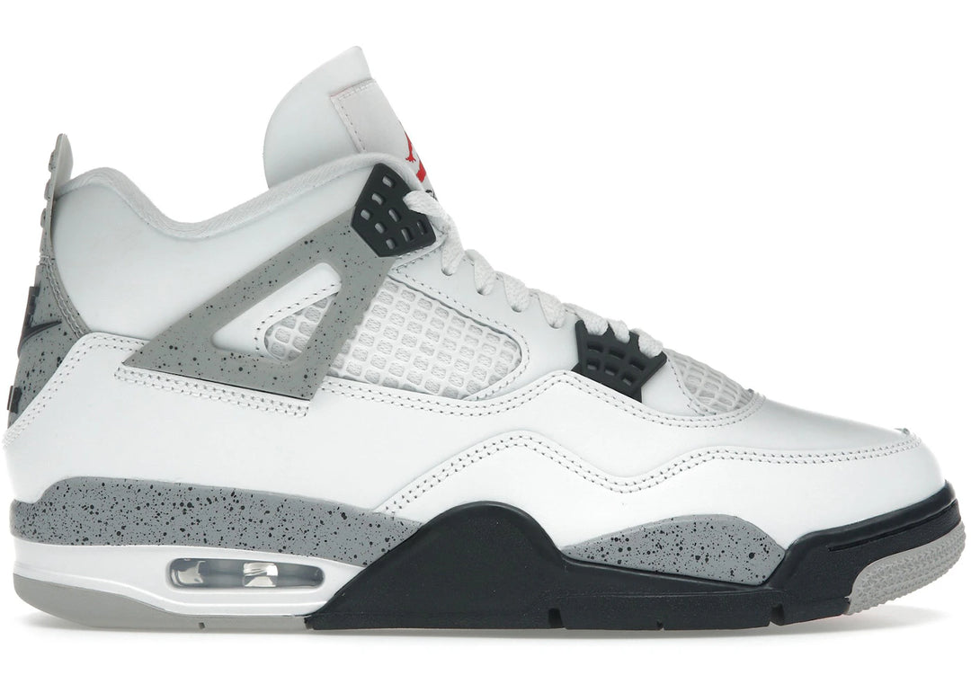 Air Jordan 4 Retro OG 'White Cement' 2025 - Grade School – Jawns Air Jordan 4 Retro OG 'White Cement' 2025 - Grade School – Jawns
