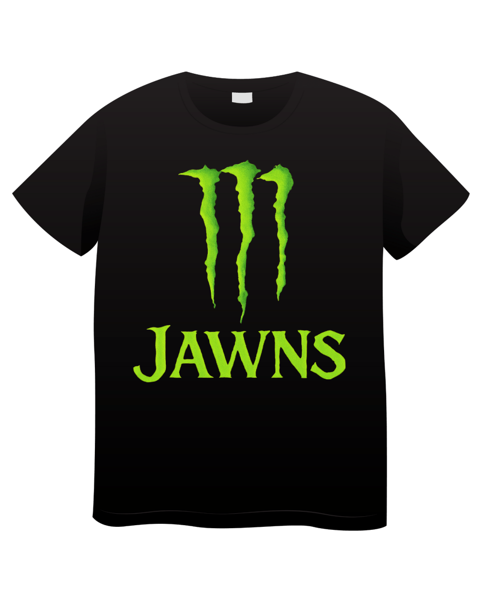 Monster Jawns - Original Jawns - Black T-Shirt - T-Shirt - Jawns on Fire Sneakers & Shoes