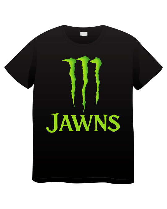 Monster Jawns - Original Jawns - Black T-Shirt - T-Shirt - Jawns on Fire Sneakers & Shoes