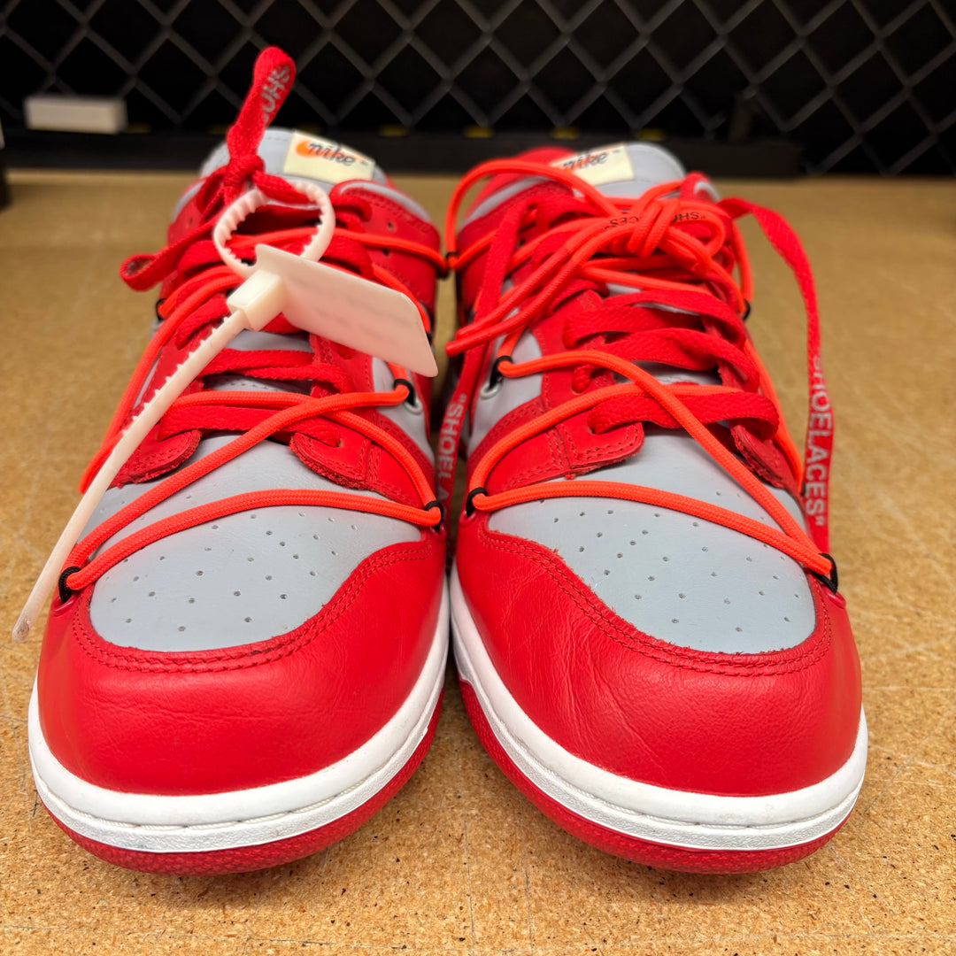 Nike Dunk Low Off-White University Red (Men 13) Used