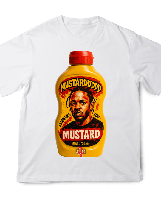 Mustarddddddd - Original Jawns - White T-Shirt - T-Shirt - Jawns on Fire Sneakers & Shoes