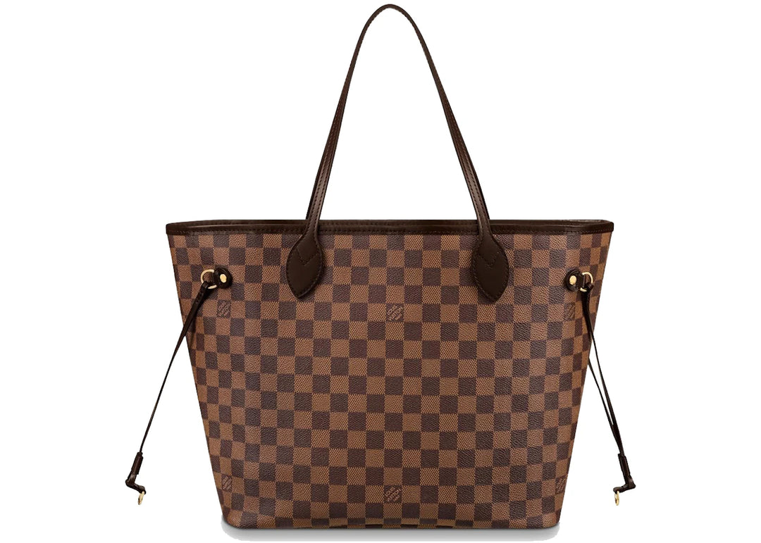 Louis Vuitton Neverfull Damier Ebene MM Rose Ballerina Lining