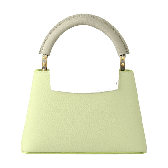 Louis Vuitton Capucine Mini Taurillon Leather Top Handle Green Bag -  M22916