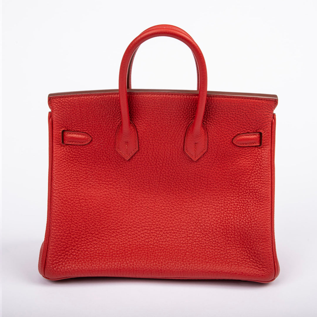 Hermès Birkin 25 Rouge de Coeur Togo Palladium Hardware