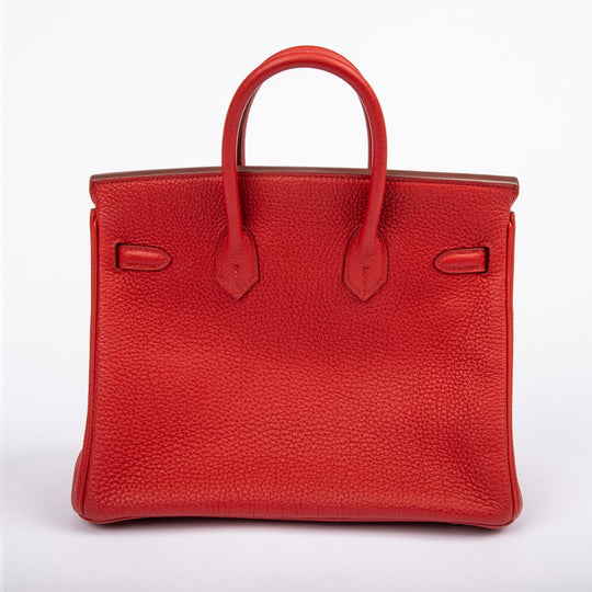Hermès Birkin 25 Rouge de Coeur Togo Palladium Hardware