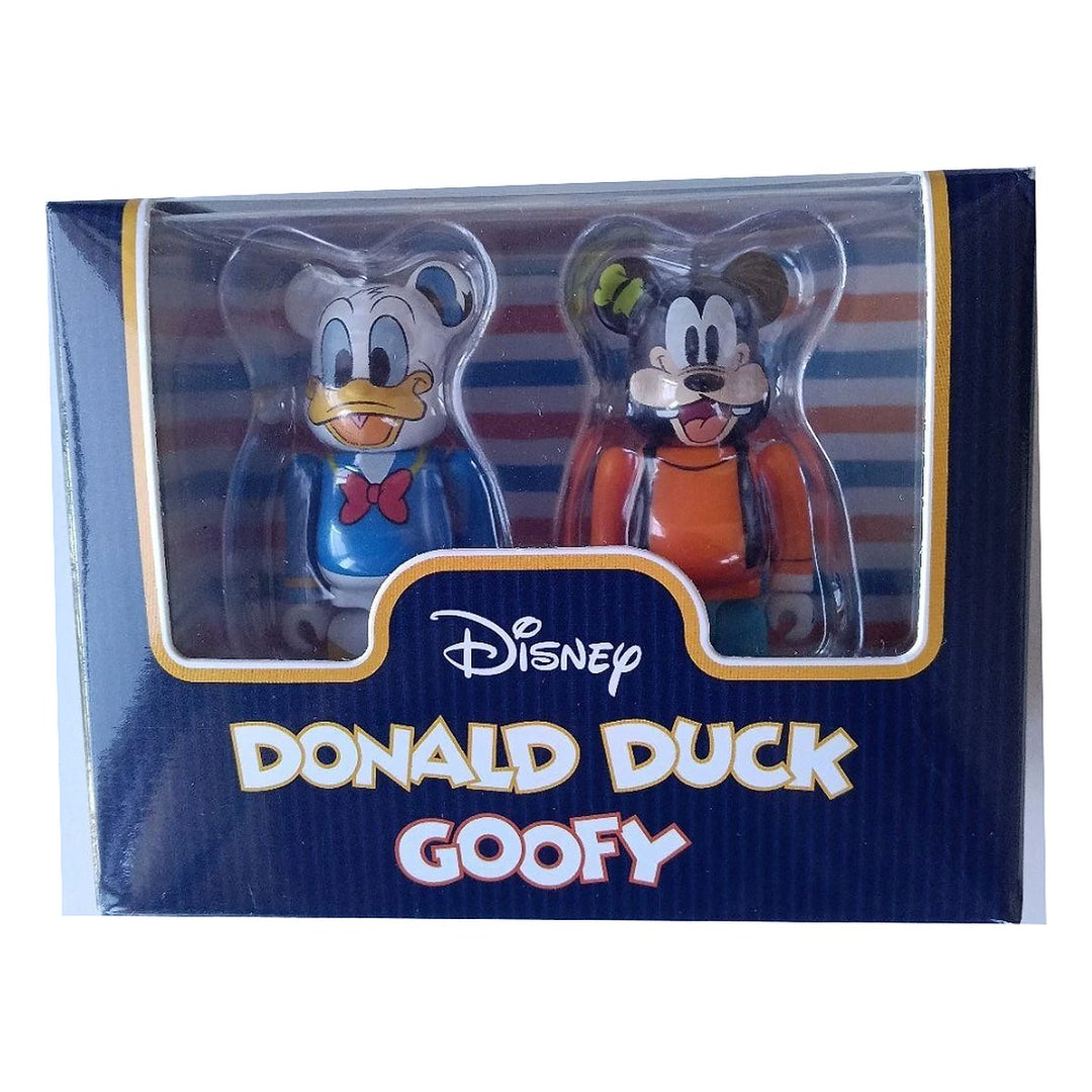 Bearbrick Disney Donald Duck Goofy 100% -  Set of 2