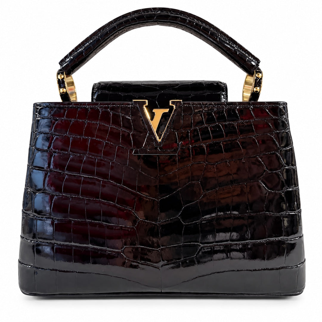 Louis Vuitton Capucines BB Black Crocodile