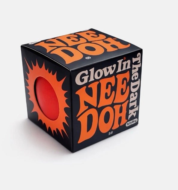 NeeDoh Ball Glow In The Dark - Assorted Color - Sensory Toys - Jawns on Fire Sneakers & Shoes