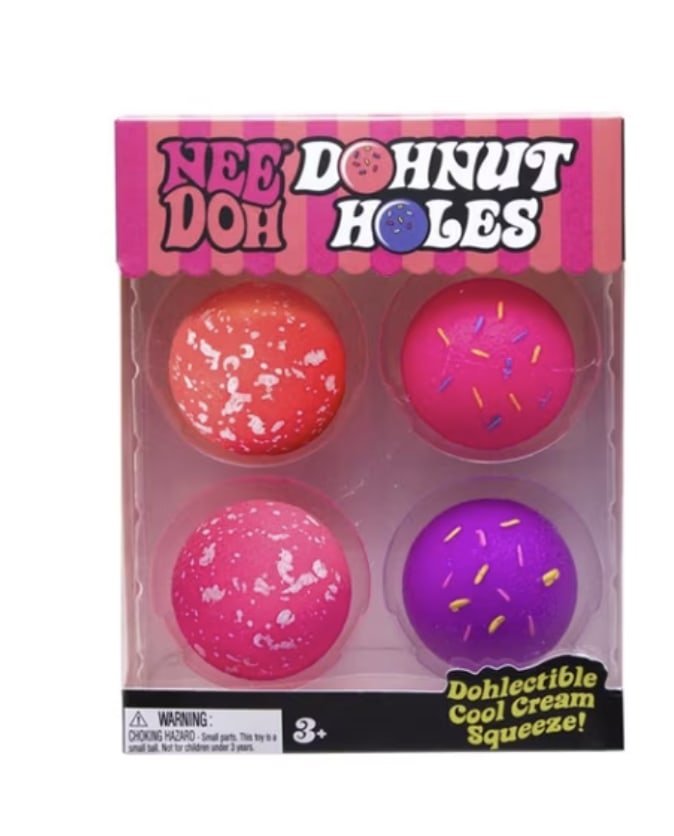 NeeDoh Donut Holes - Assorted Colors - Sensory Toys - Jawns on Fire Sneakers & Shoes