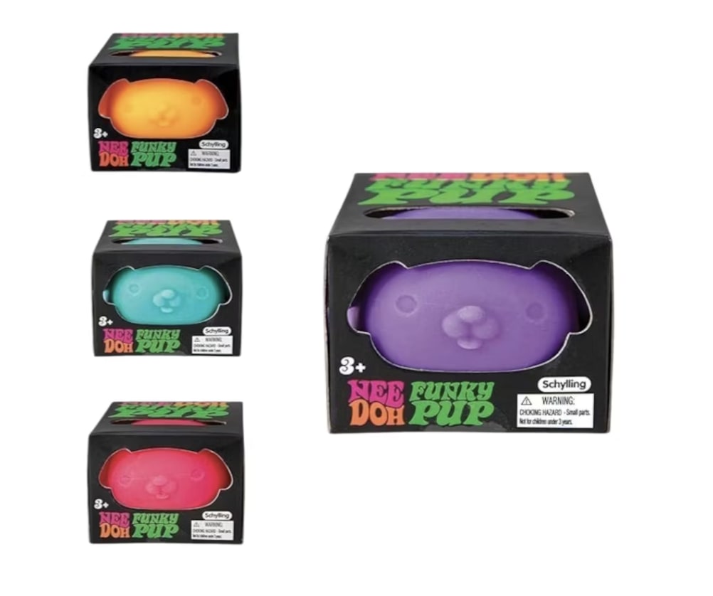 NeeDoh Funky Pup Squishy Fidget Toy - Sensory Toys - Jawns on Fire Sneakers &amp; Shoes