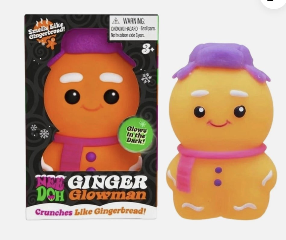 NeeDoh Ginger Glowman - Assorted Colors - Sensory Toys - Jawns on Fire Sneakers & Shoes
