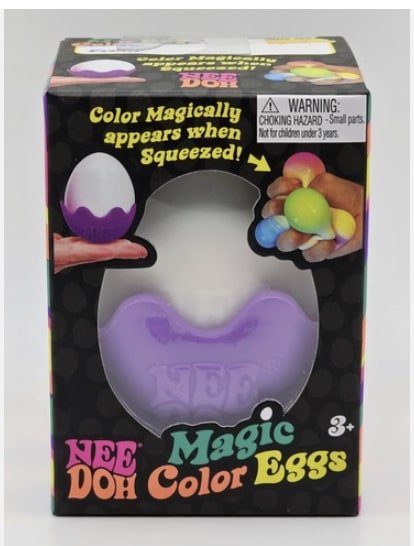 NeeDoh Magic Color Egg Multicolor Squeeze - Assorted Colors - Sensory Toys - Jawns on Fire Sneakers & Shoes