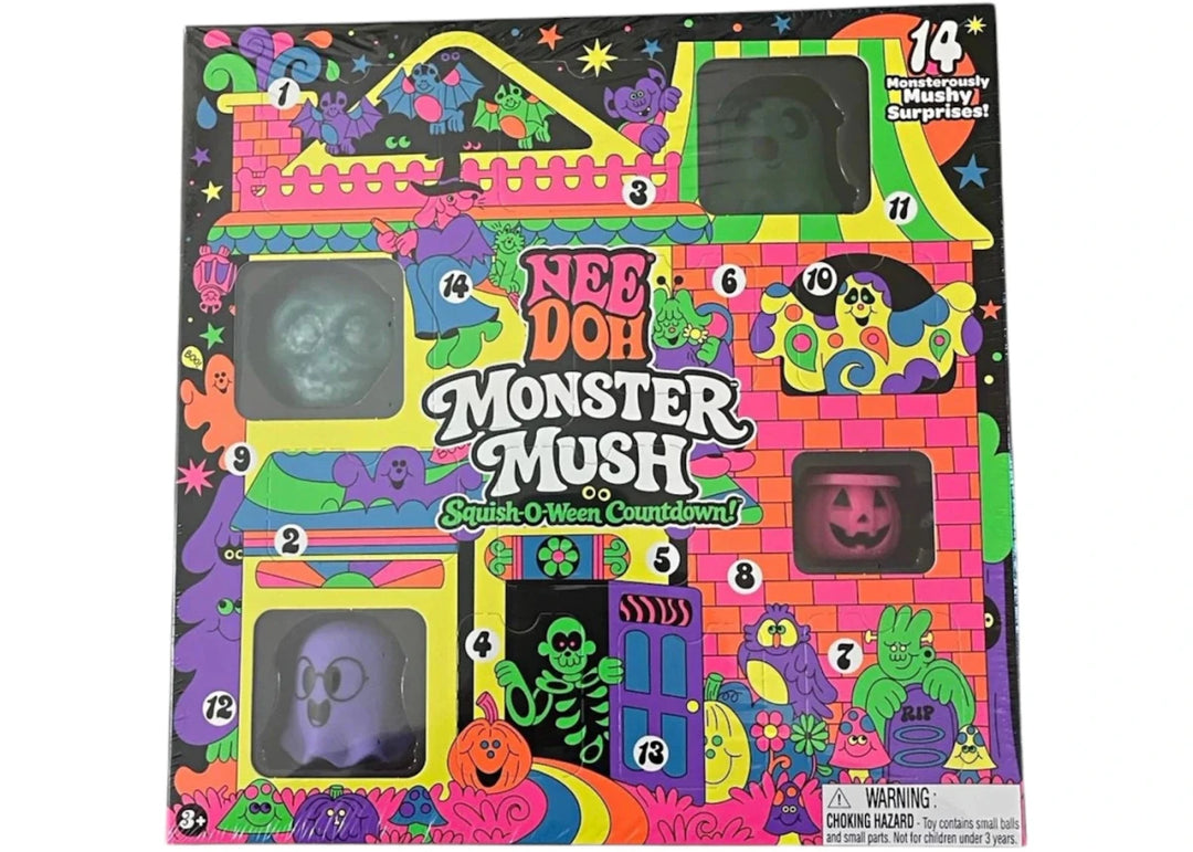 NeeDoh Monster Mush Squish-O-Ween Countdown 14 Squishy Toys - Sensory Toys - Jawns on Fire Sneakers & Shoes