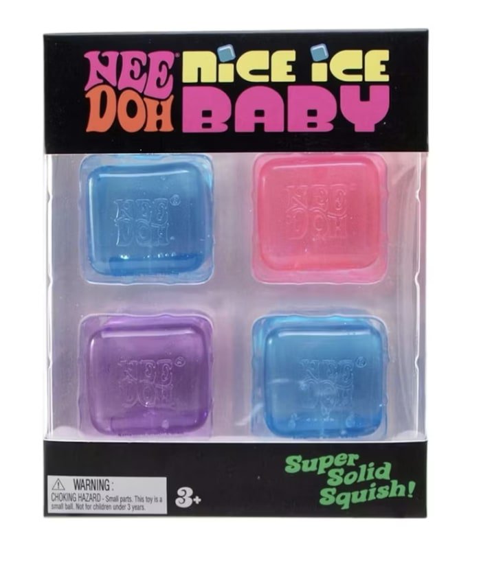 NeeDoh Nice Ice Baby 4 pack Assorted Color - Sensory Toys - Jawns on Fire Sneakers & Shoes