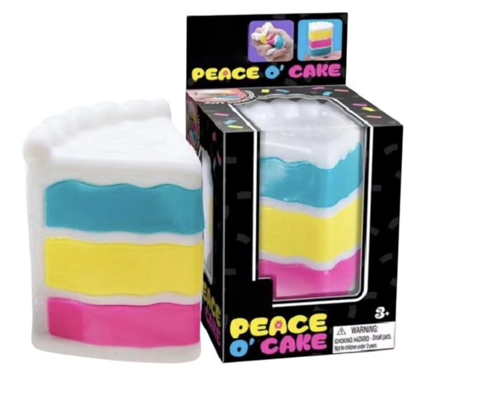 NeeDoh Peace O’ Cake Squishy Fidget Toy - Sensory Toys - Jawns on Fire Sneakers &amp; Shoes