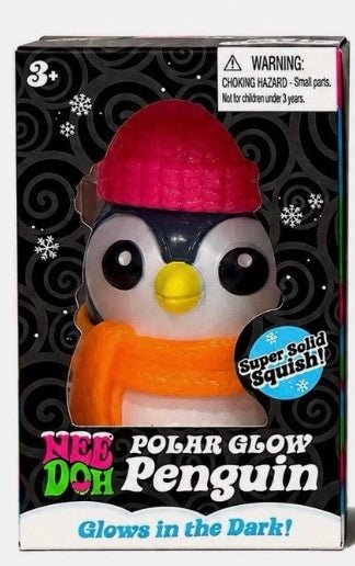 NeeDoh Polar Glow Penguin - Assorted Colors - Sensory Toys - Jawns on Fire Sneakers &amp; Shoes