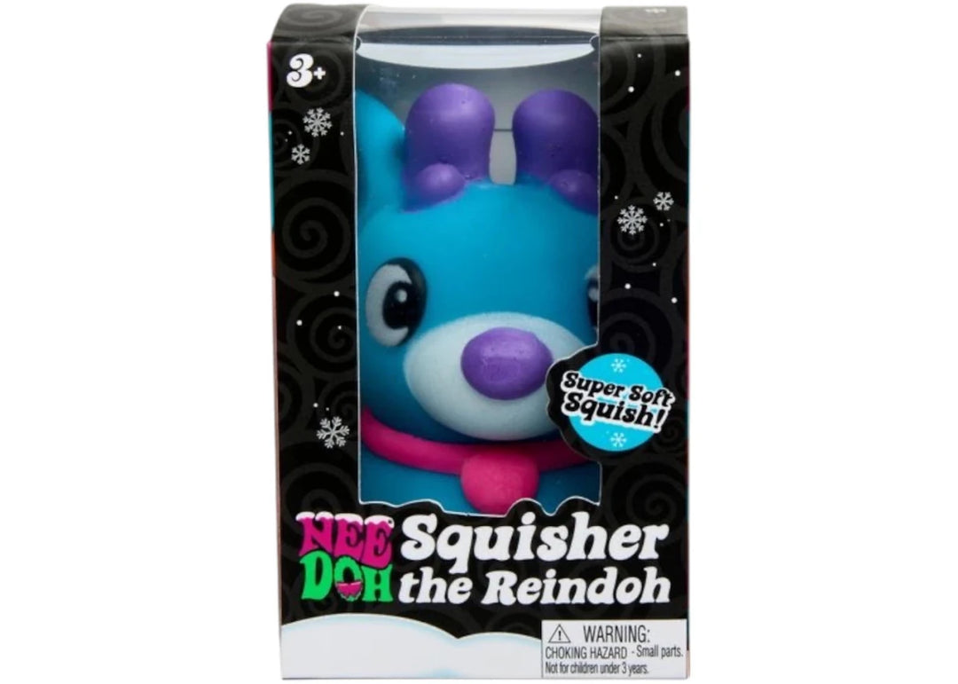 NeeDoh Squisher the Reindeer Squishy Fidget Toy Blue - Sensory Toys - Jawns on Fire Sneakers & Shoes