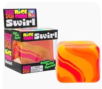 NeeDoh Swirl Nice Cube Swirl Assorted Color - Sensory Toys - Jawns on Fire Sneakers & Shoes