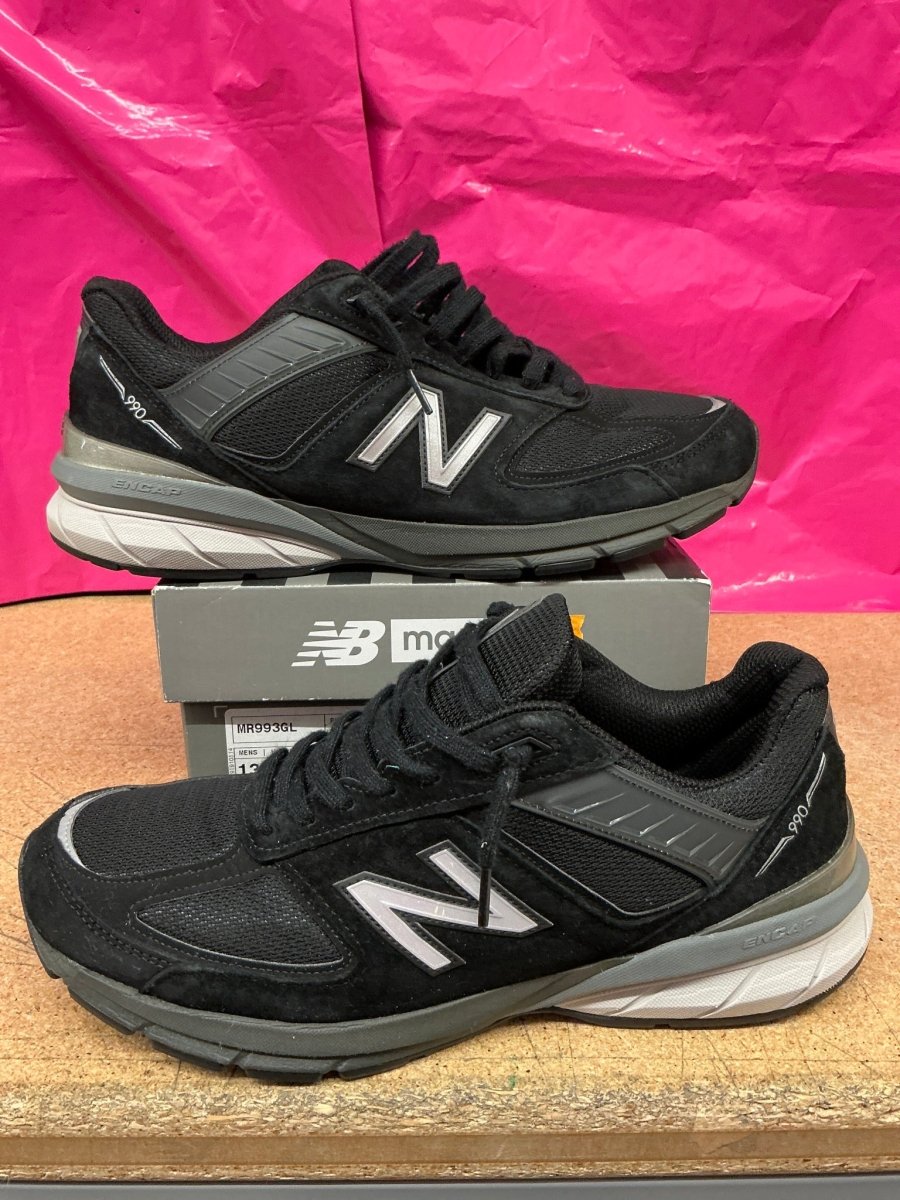 New Balance 990v5 Made in USA Black Mens 13 Used Rep Box - Sneakers - Jawns on Fire Sneakers & Shoes