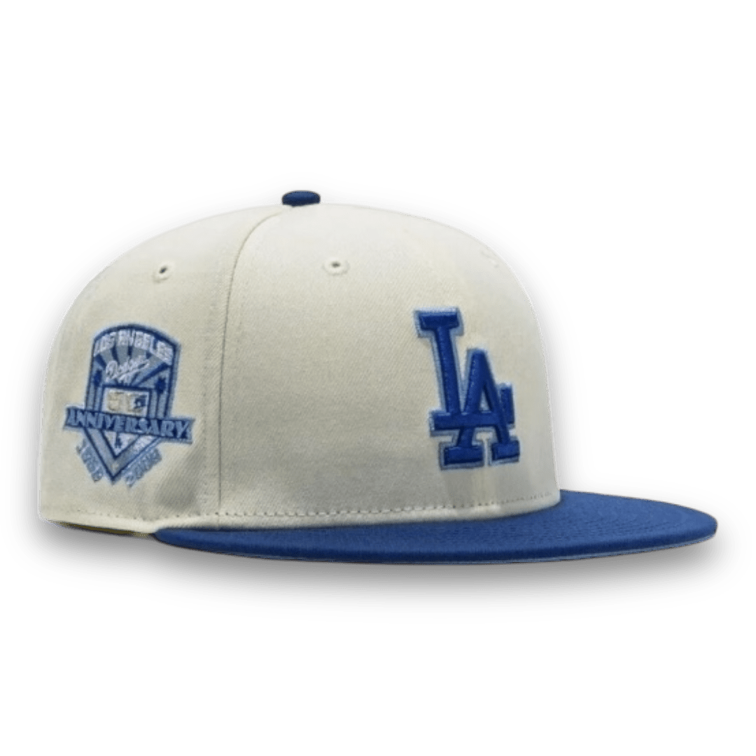 New Era 59Fifty Los Angeles Dodgers 50th Anniversary Stadium Patch Hat - Headwear - Jawns on Fire Sneakers & Shoes